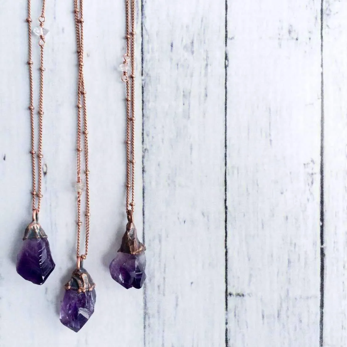 18" Amethyst Necklace*