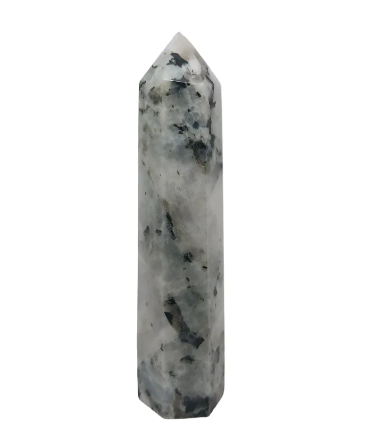 85G Rainbow Moonstone Crystal Tower