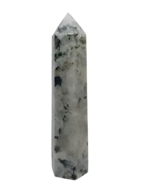 85G Rainbow Moonstone Crystal Tower