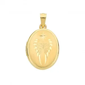 9ct Yellow Gold Oval Locket PN1085