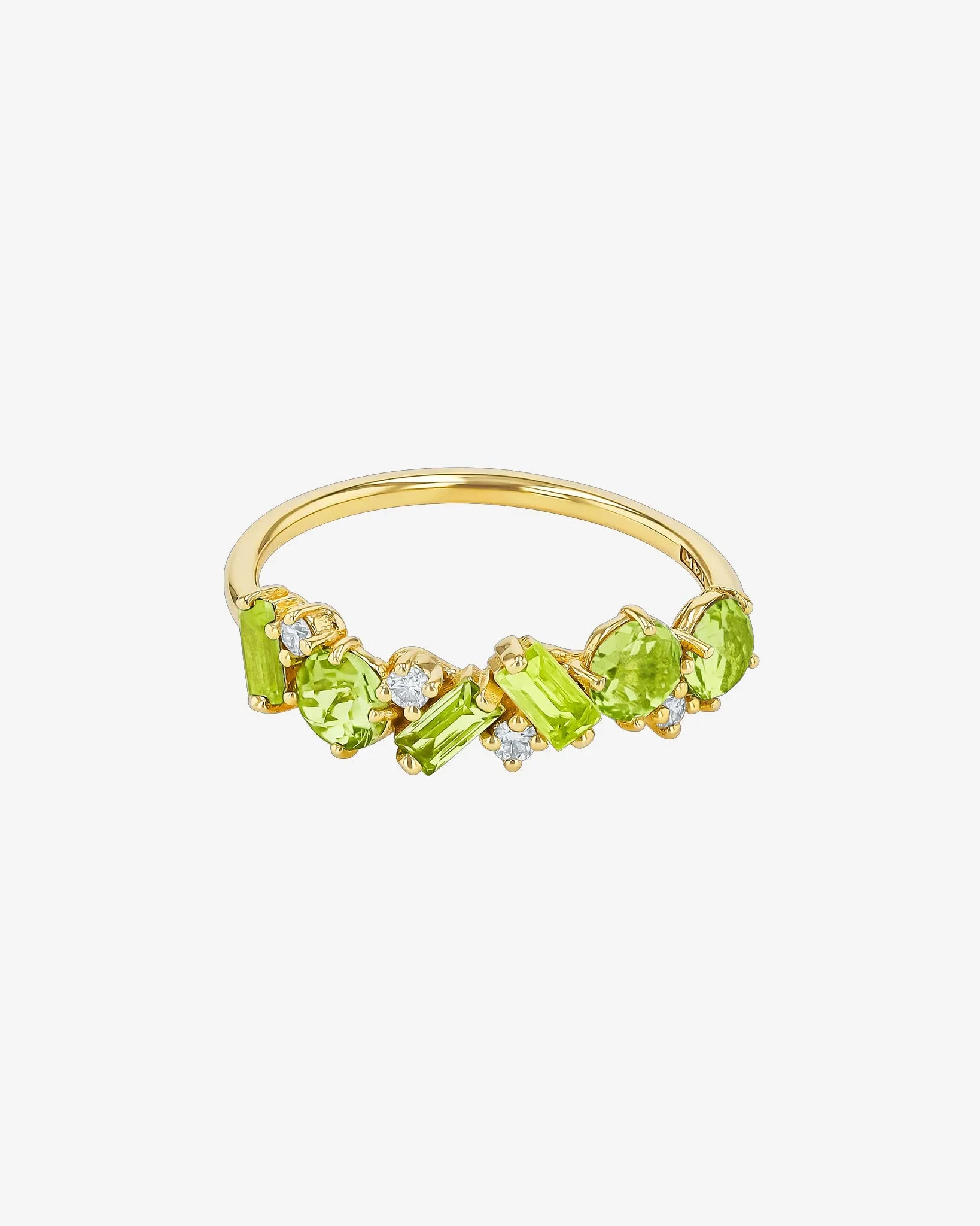 Amalfi Blend Peridot Half Band