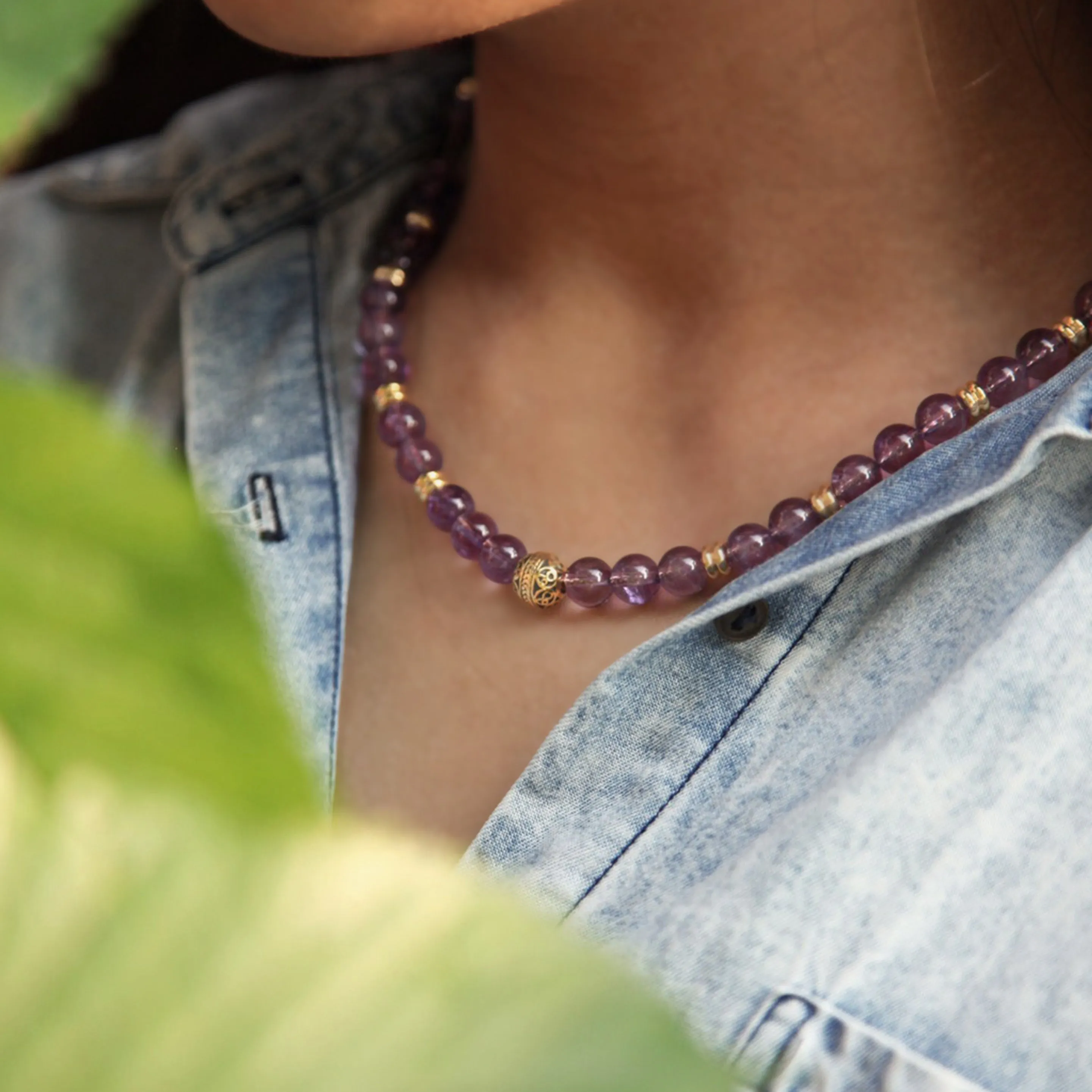 Amethyst Crystal Necklace