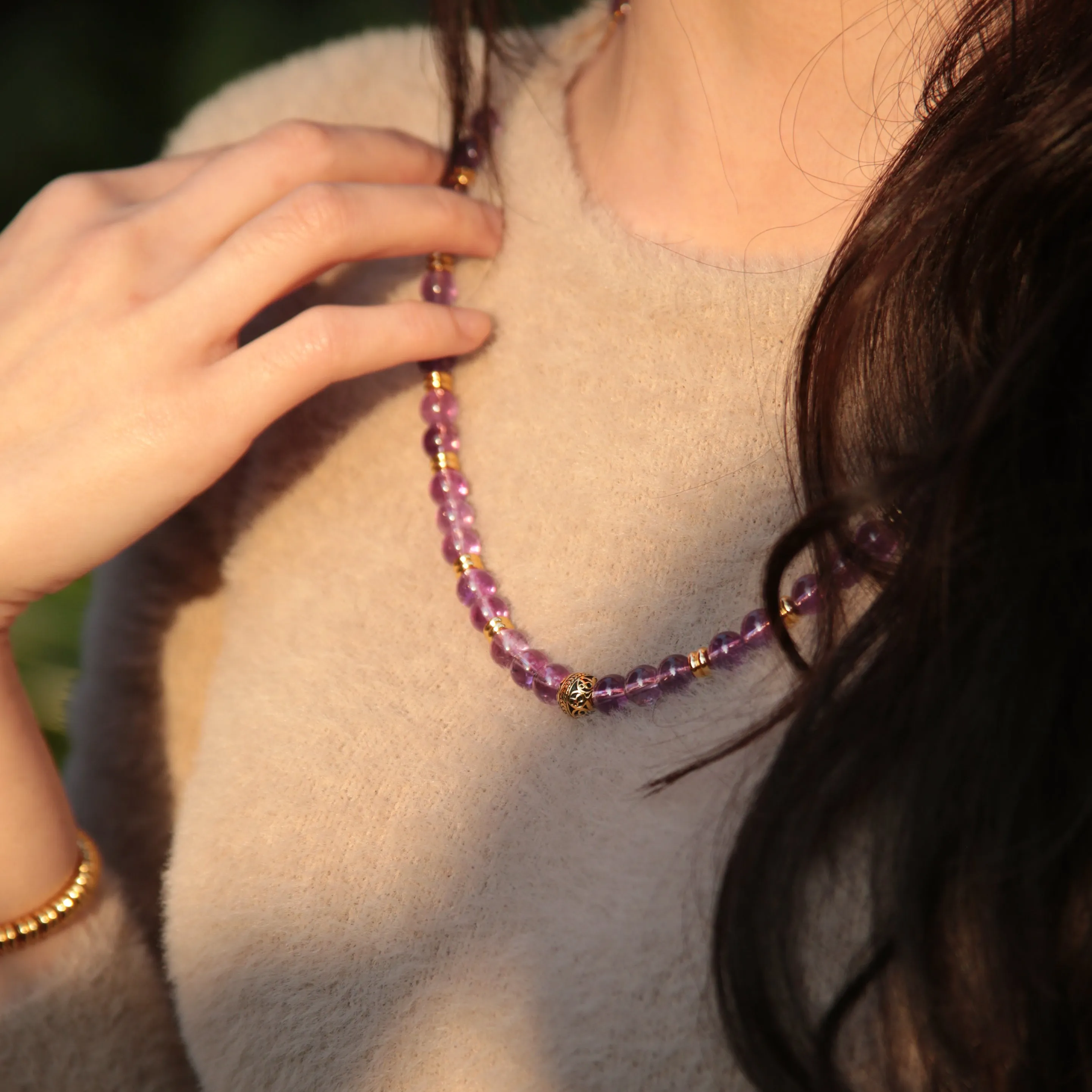 Amethyst Crystal Necklace