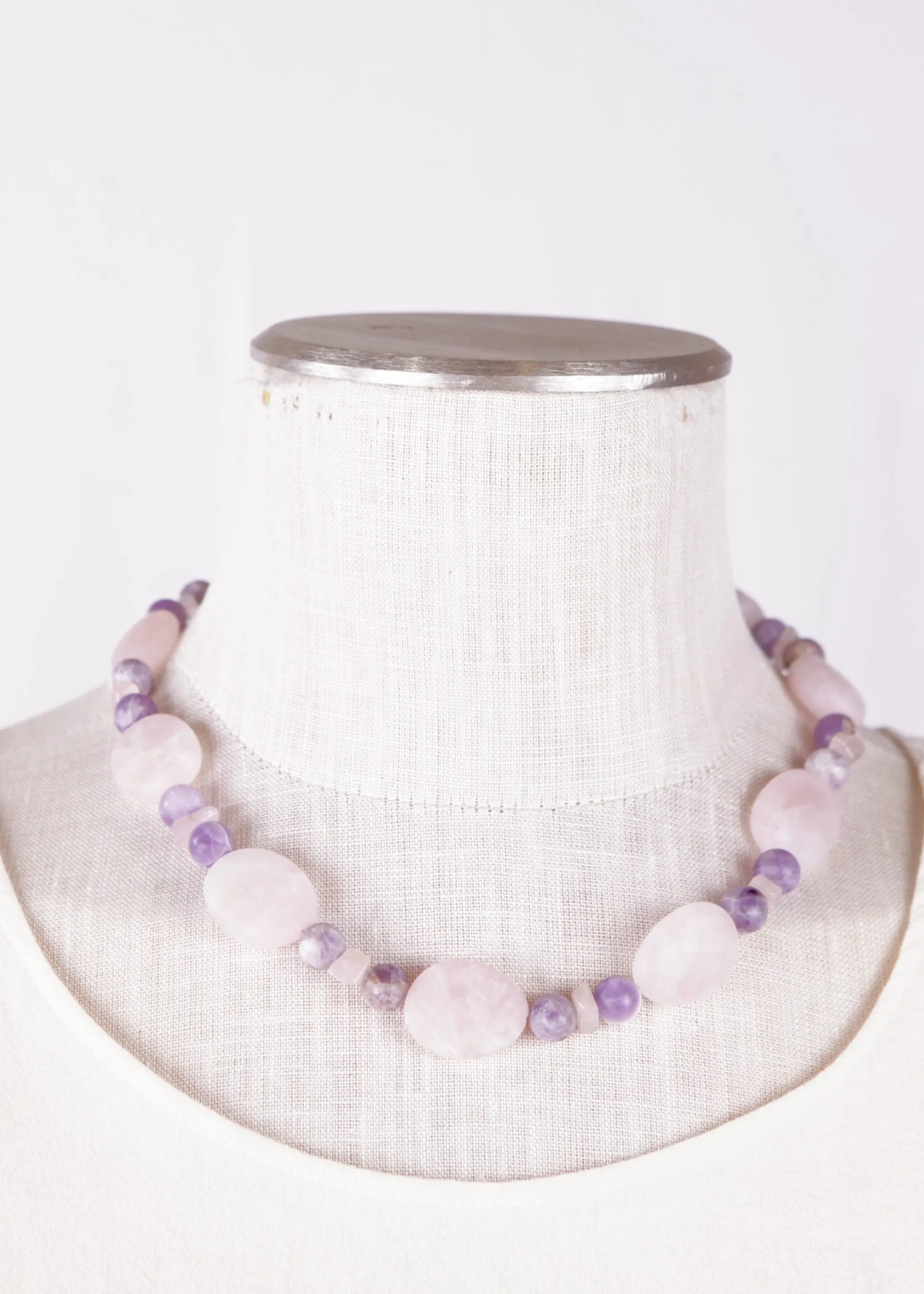 Amethyst Rose Necklace