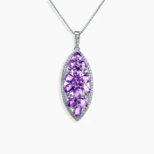 Amethyst Twilight Necklace in Sterling Silver