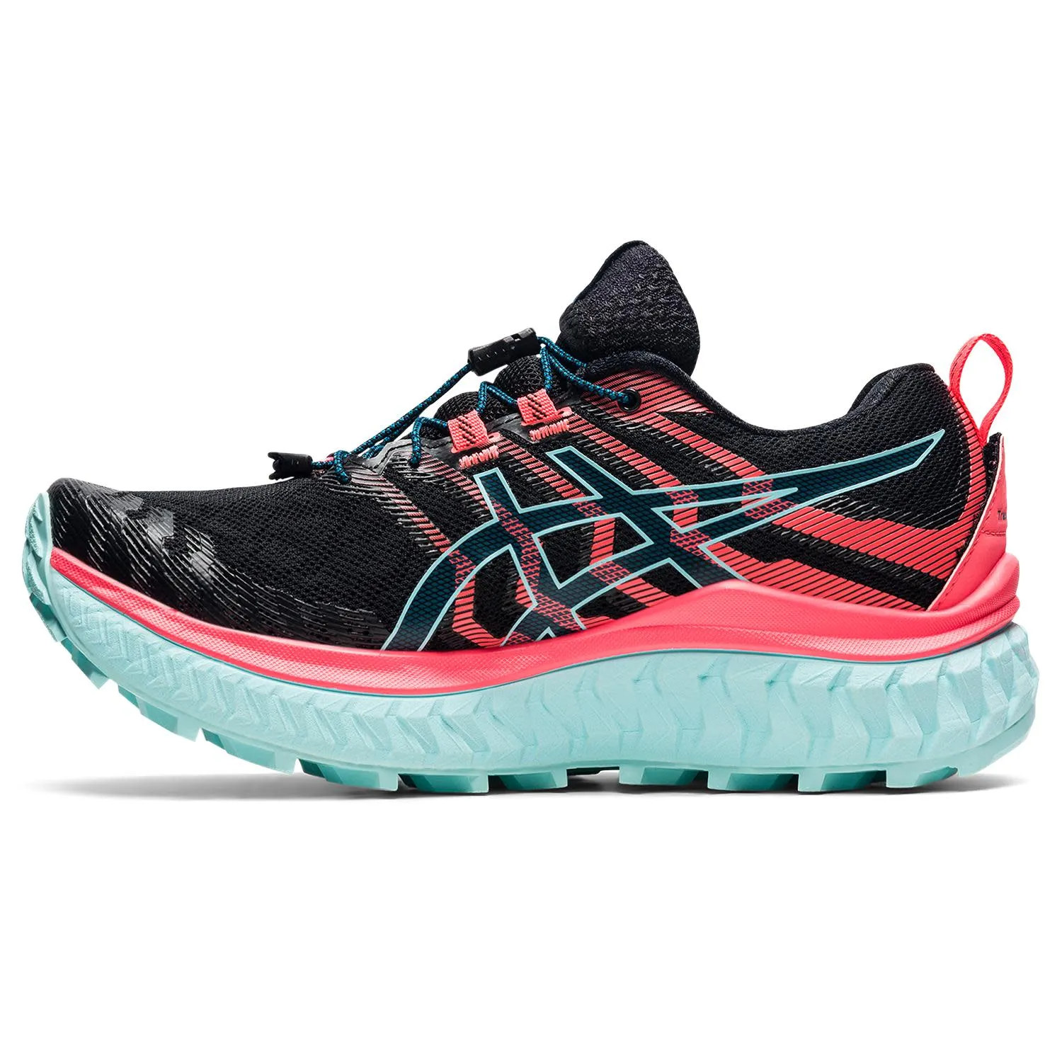 Asics Women&#x27;s Trabuco Max Black/Blazing Coral | Buy Asics Women&#x27;s Trabuco Max Black/Blazing Coral here | Outnorth