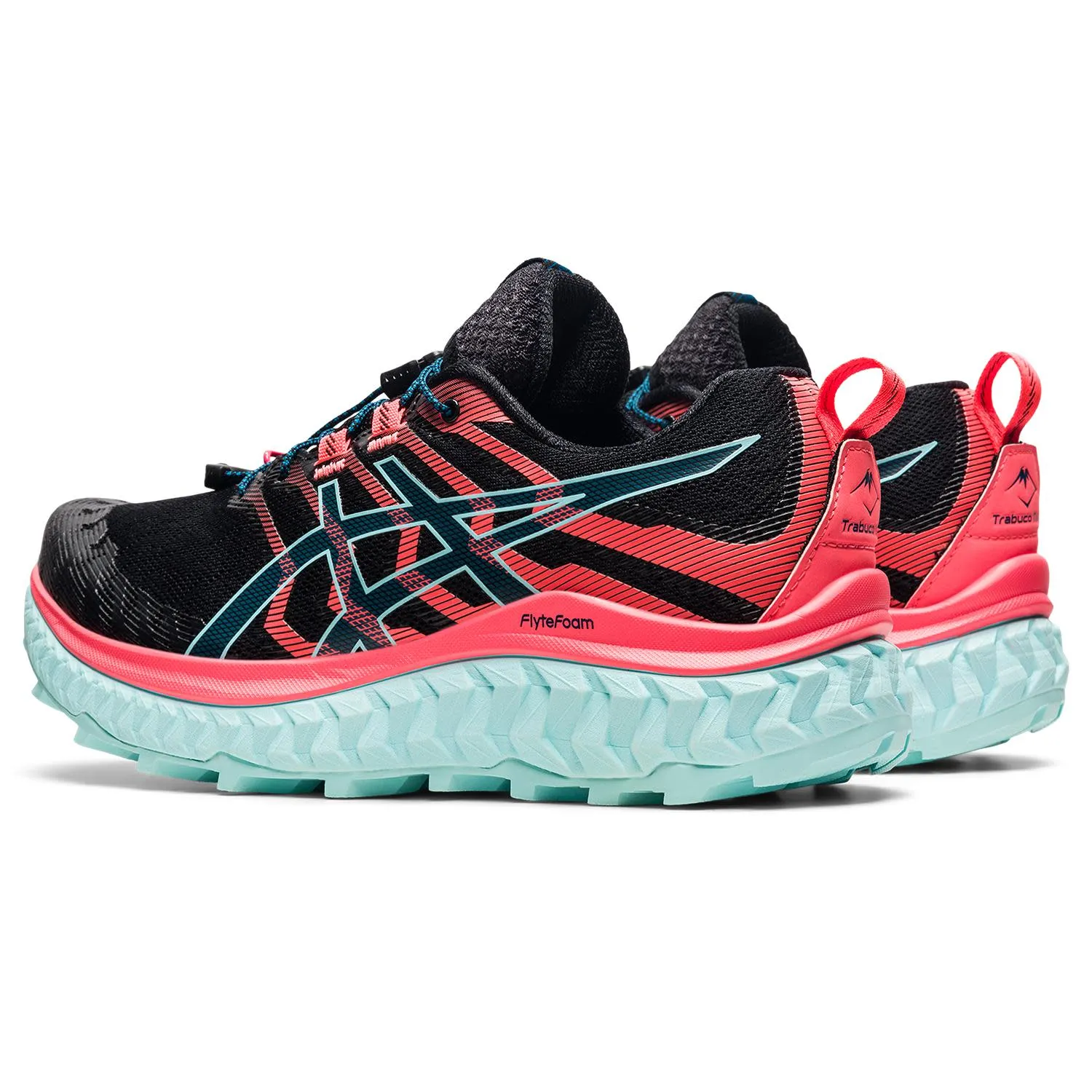 Asics Women&#x27;s Trabuco Max Black/Blazing Coral | Buy Asics Women&#x27;s Trabuco Max Black/Blazing Coral here | Outnorth