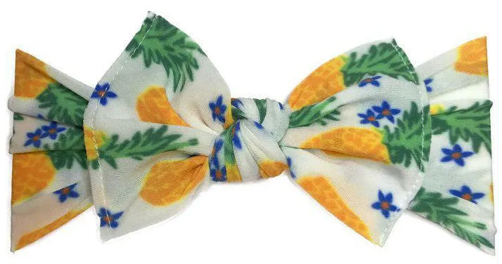 Baby Bling Pineapple Floral Printed Knot Headband