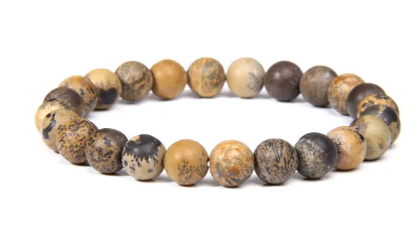 Black Gallstone Bracelet Tiger Eye Energy Fitness Men's Gift Jewelry