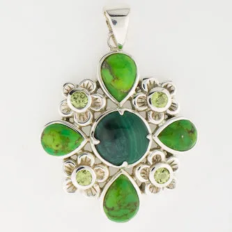 Blooming Green Pendant