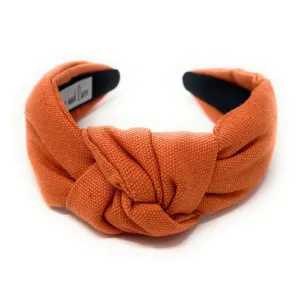 Burnt Orange Knotted Headband