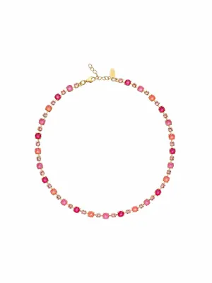 Calanthe necklace - coral combo