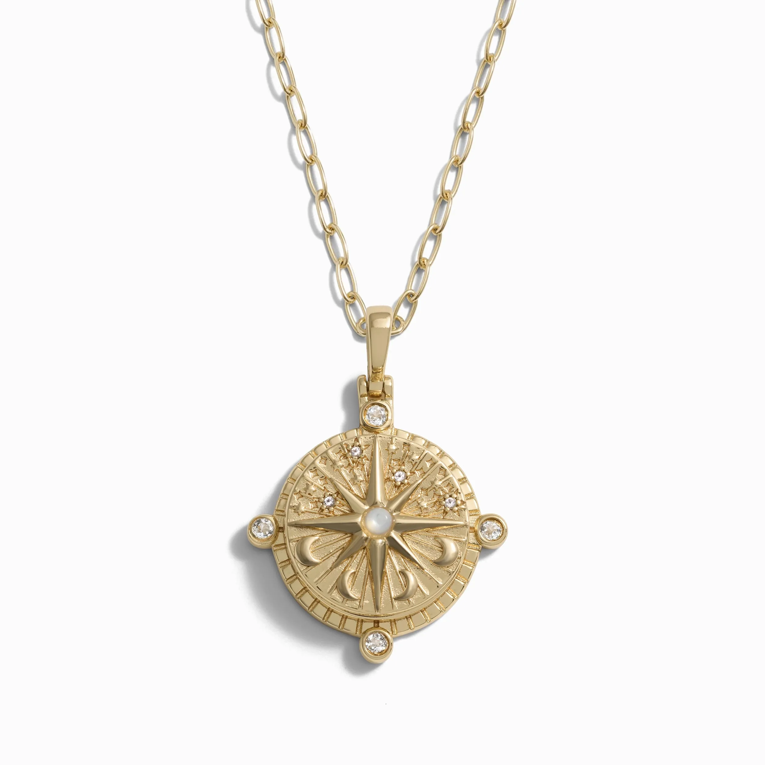 Compass Locket Necklace