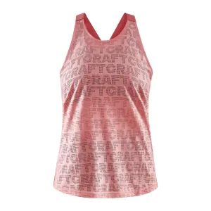 Craft Women&#x27;s Core Charge Logo Singlet Coral | Buy Craft Women&#x27;s Core Charge Logo Singlet Coral here | Outnorth