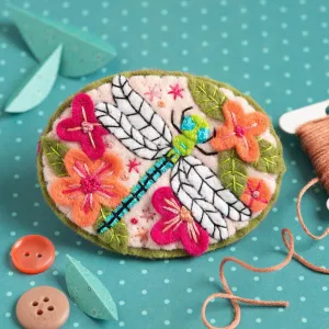 Dragonfly Felt Craft Brooch Kit