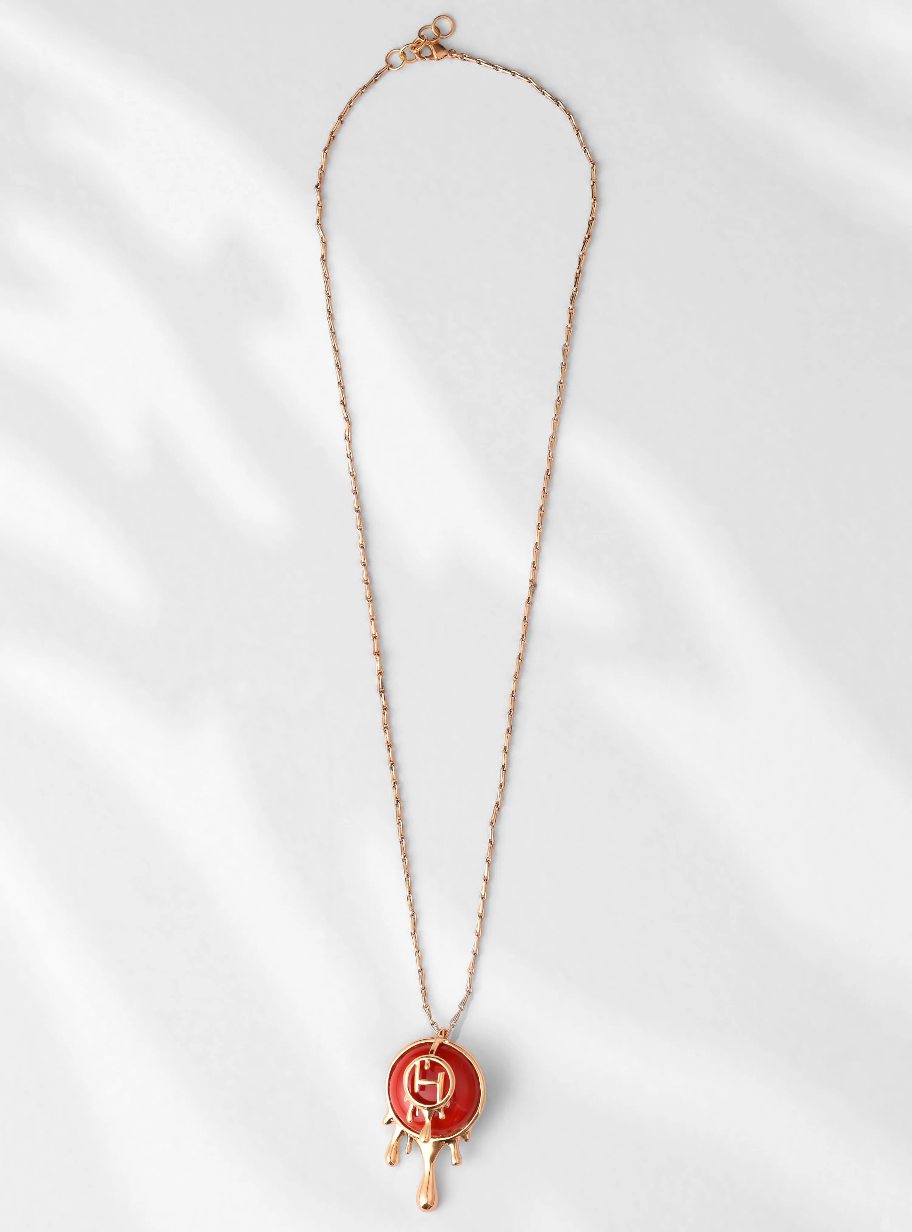 Drip OH Palescent Coral Pendant