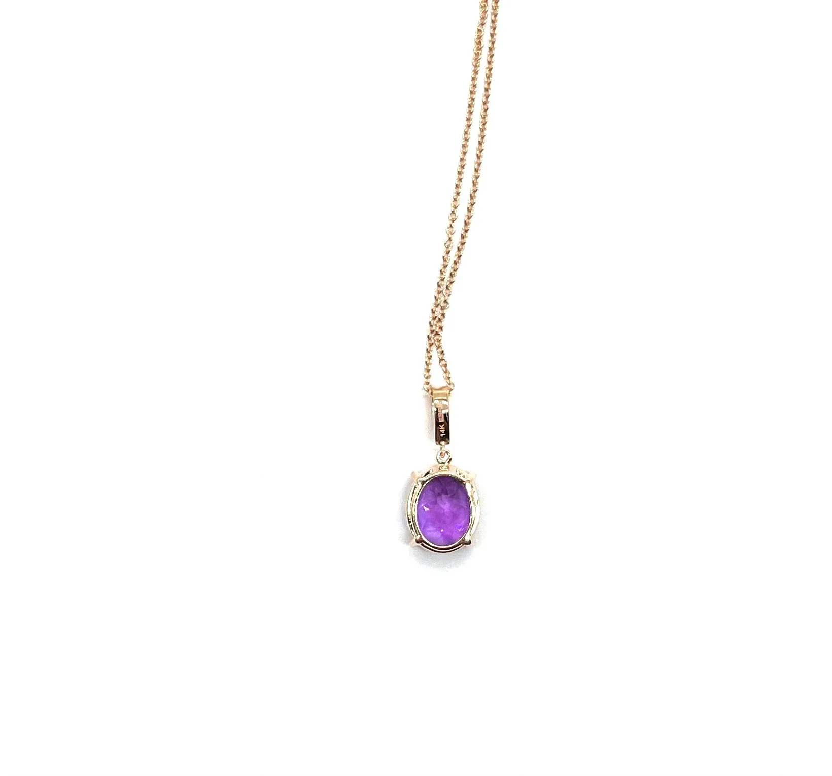 Effy Rose Gold Amethyst Necklace