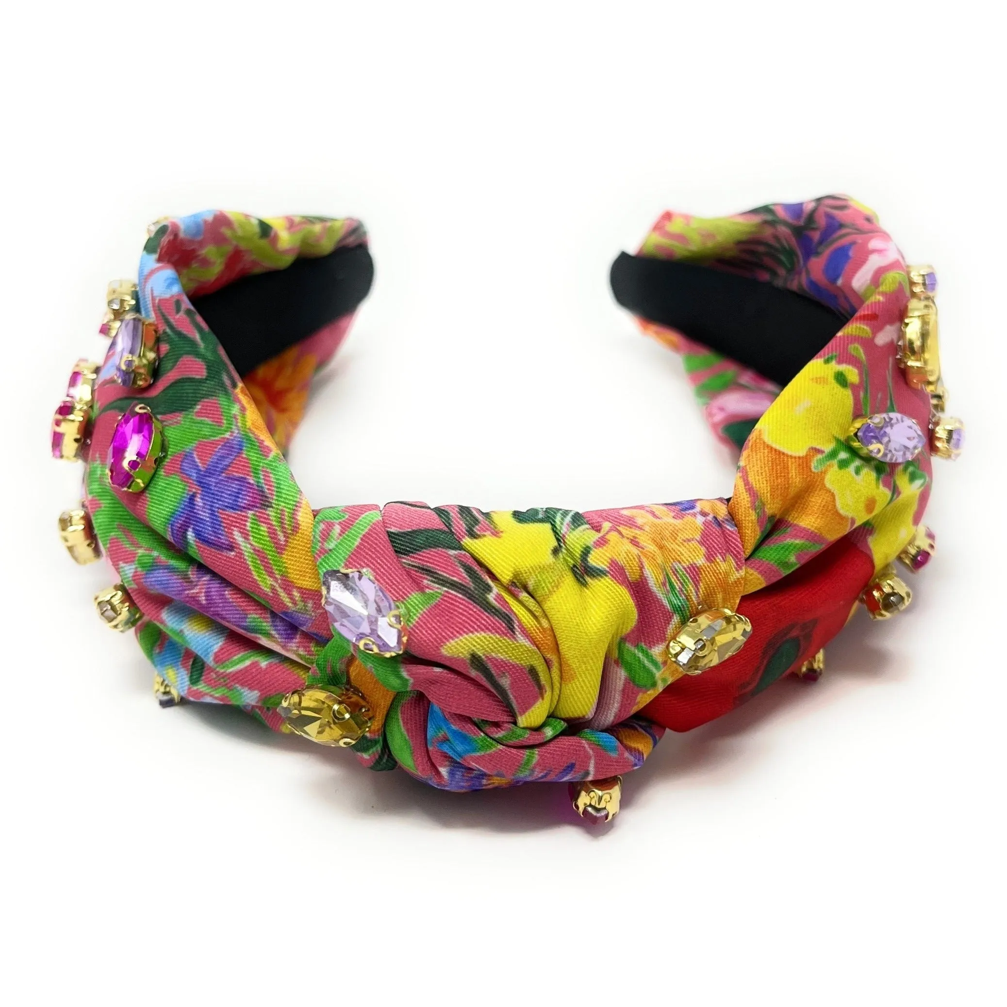 Emily Jeweled Knotted Headband