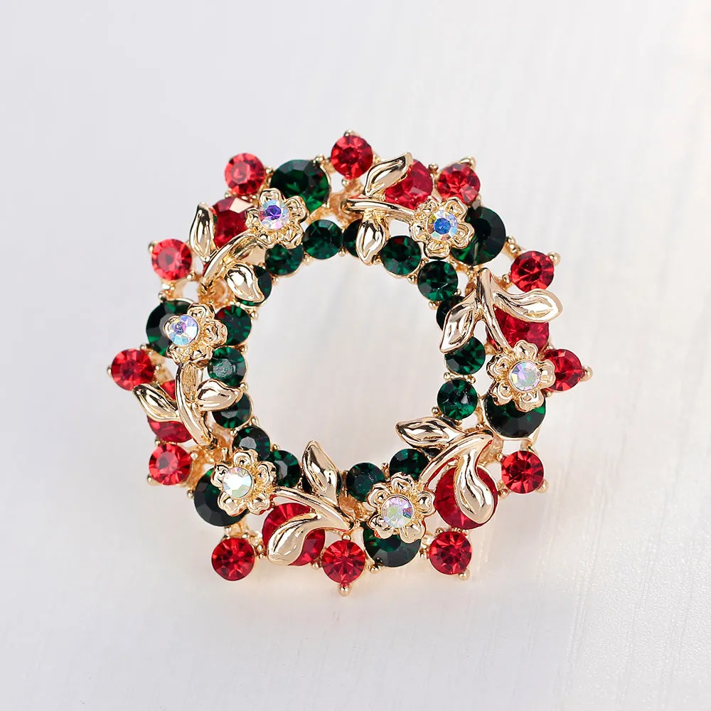 Exquisite Luxurious Christmas Brooch