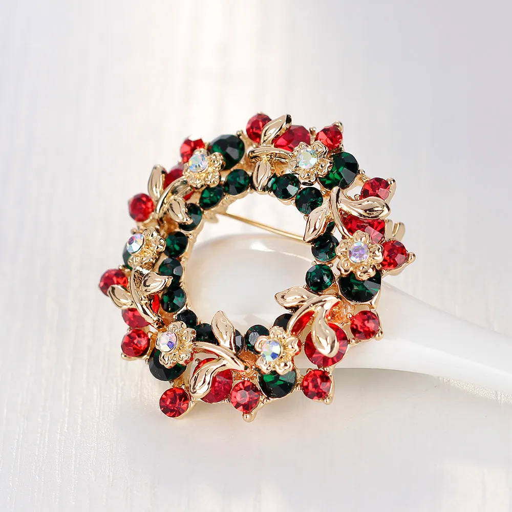 Exquisite Luxurious Christmas Brooch