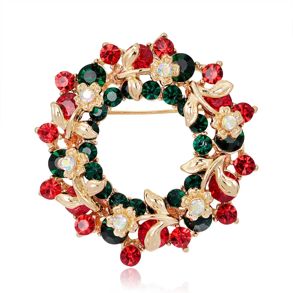 Exquisite Luxurious Christmas Brooch