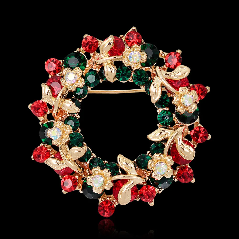 Exquisite Luxurious Christmas Brooch