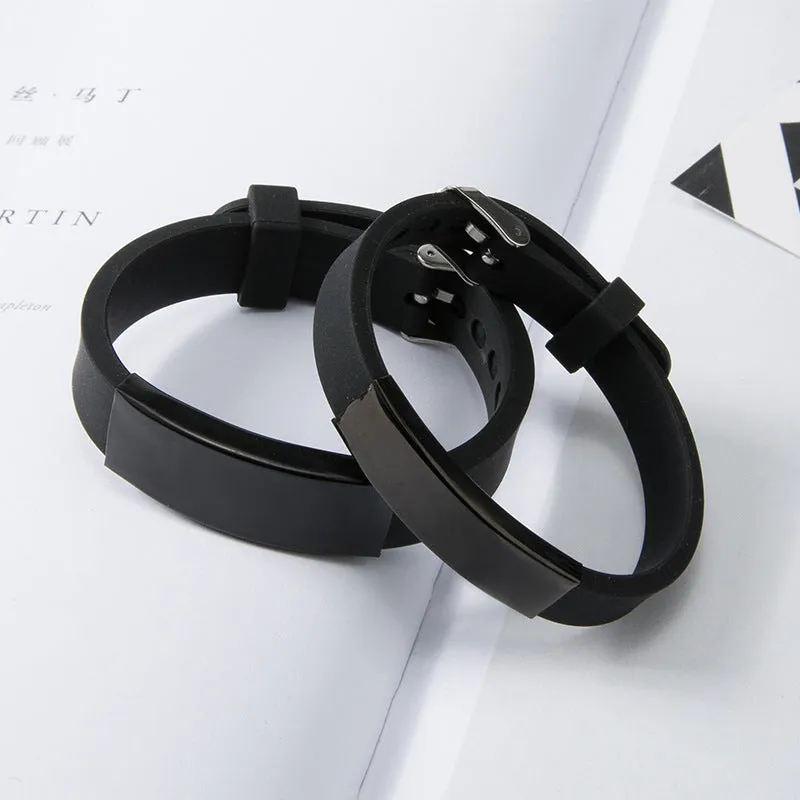 Fashionable Simple Silicone Men's Bracelet