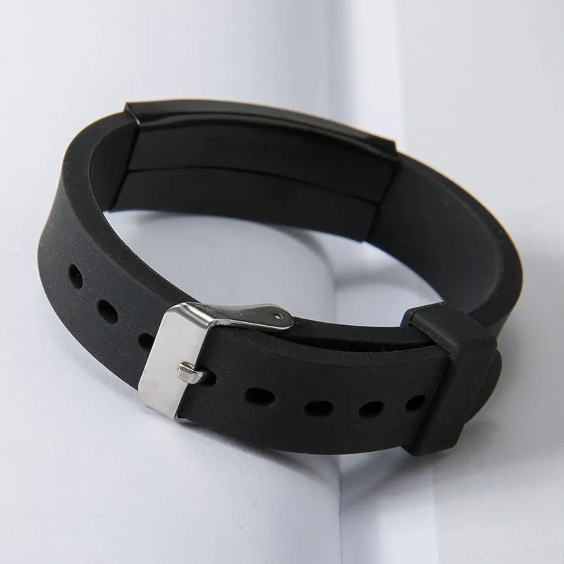 Fashionable Simple Silicone Men's Bracelet