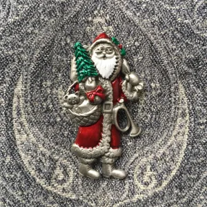 Father Christmas Brooch by JJ