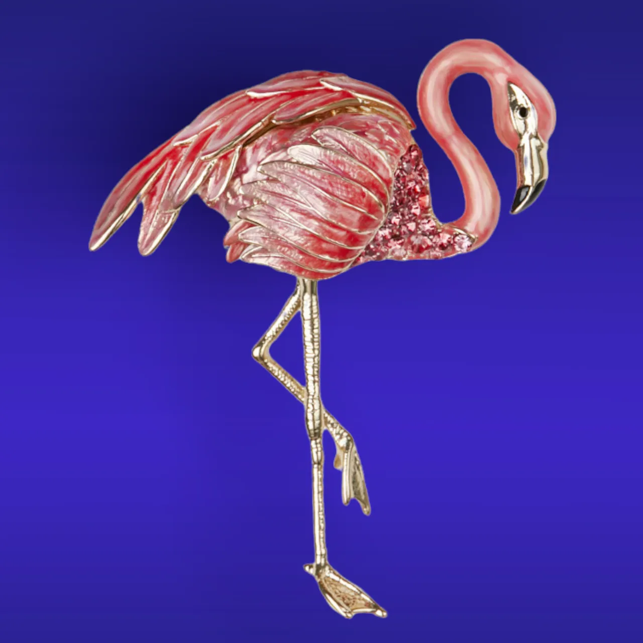 Flamingo Brooch by Bill Skinner