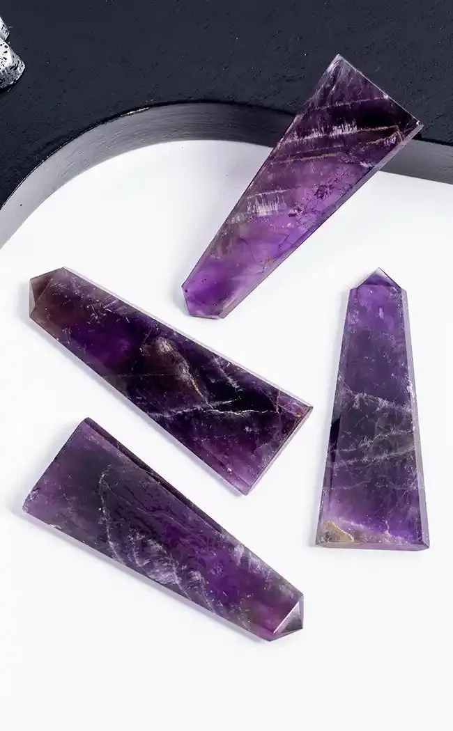 Flat Crystal Point | Amethyst