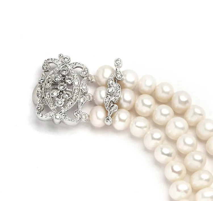 Freshwater Pearl Bridal Bracelet