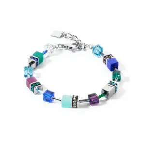 GeoCUBE® Iconic Turquoise Lilac Bracelet 2838/30-0608