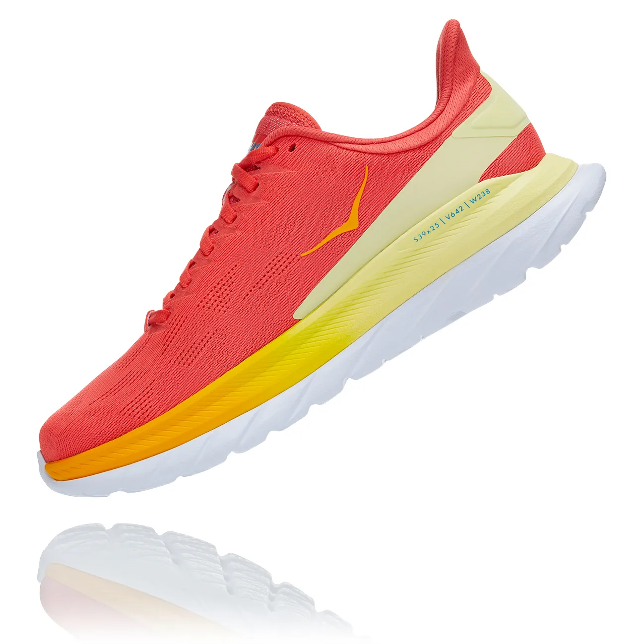 Hoka Men&#x27;s Mach 4 Hot Coral/Saffron | Buy Hoka Men&#x27;s Mach 4 Hot Coral/Saffron here | Outnorth