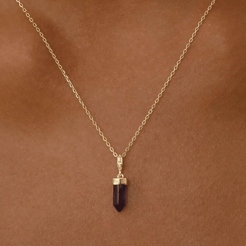 Intention of Protection Amethyst Pendant