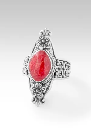 Journey of Faith Ring™ in Red Sponge Coal