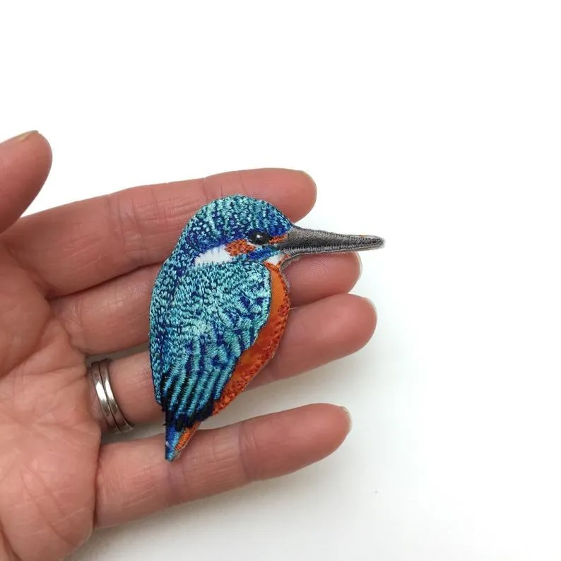 Kingfisher Brooch