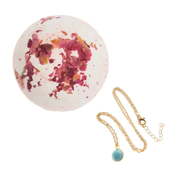 Laced With Kindness Bath Bomb Surprise Necklace