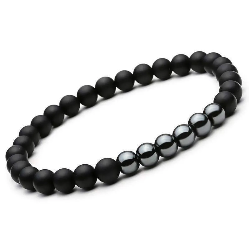 Matte Onyx Tiger Eye Bracelet