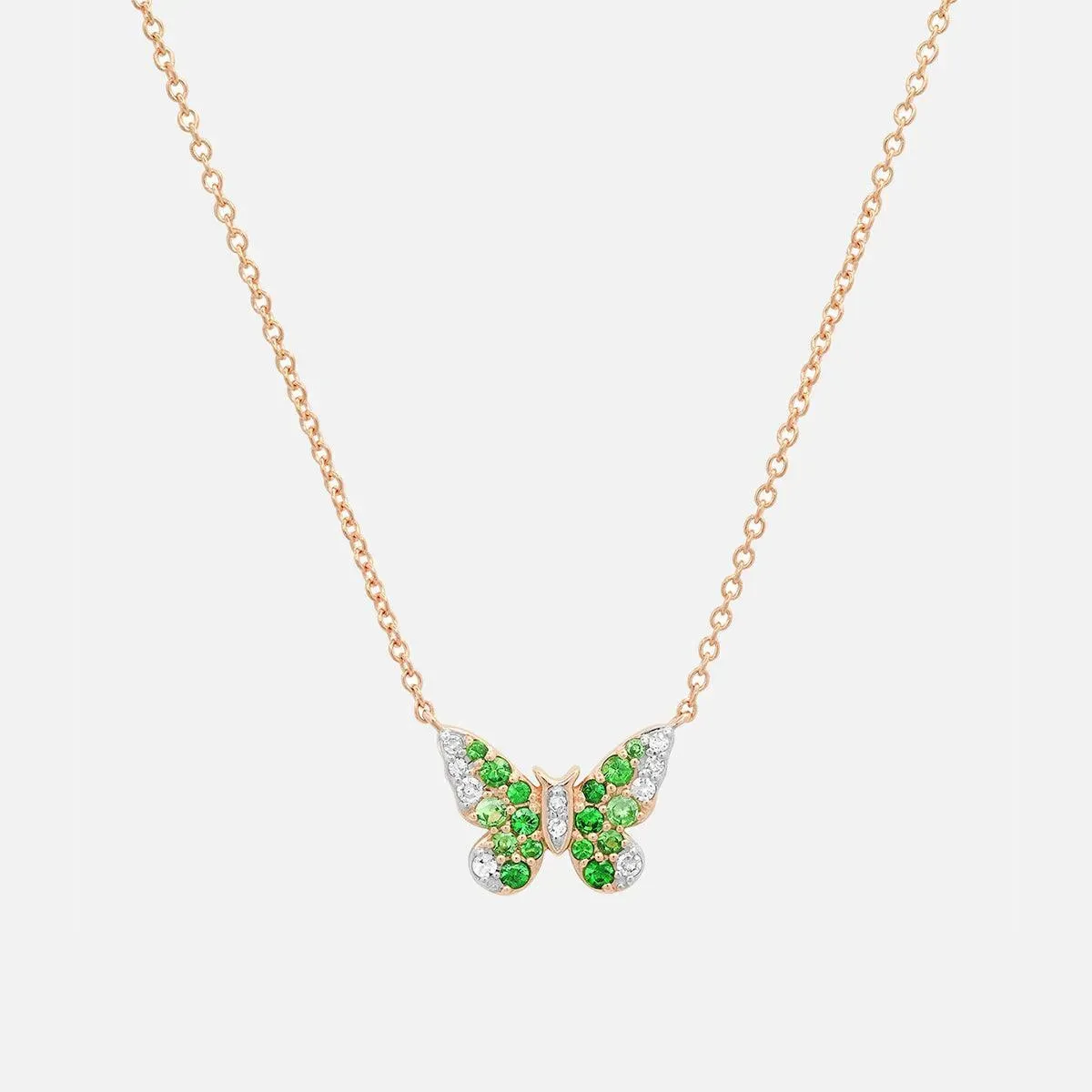 Mini Ombré Butterfly Necklace