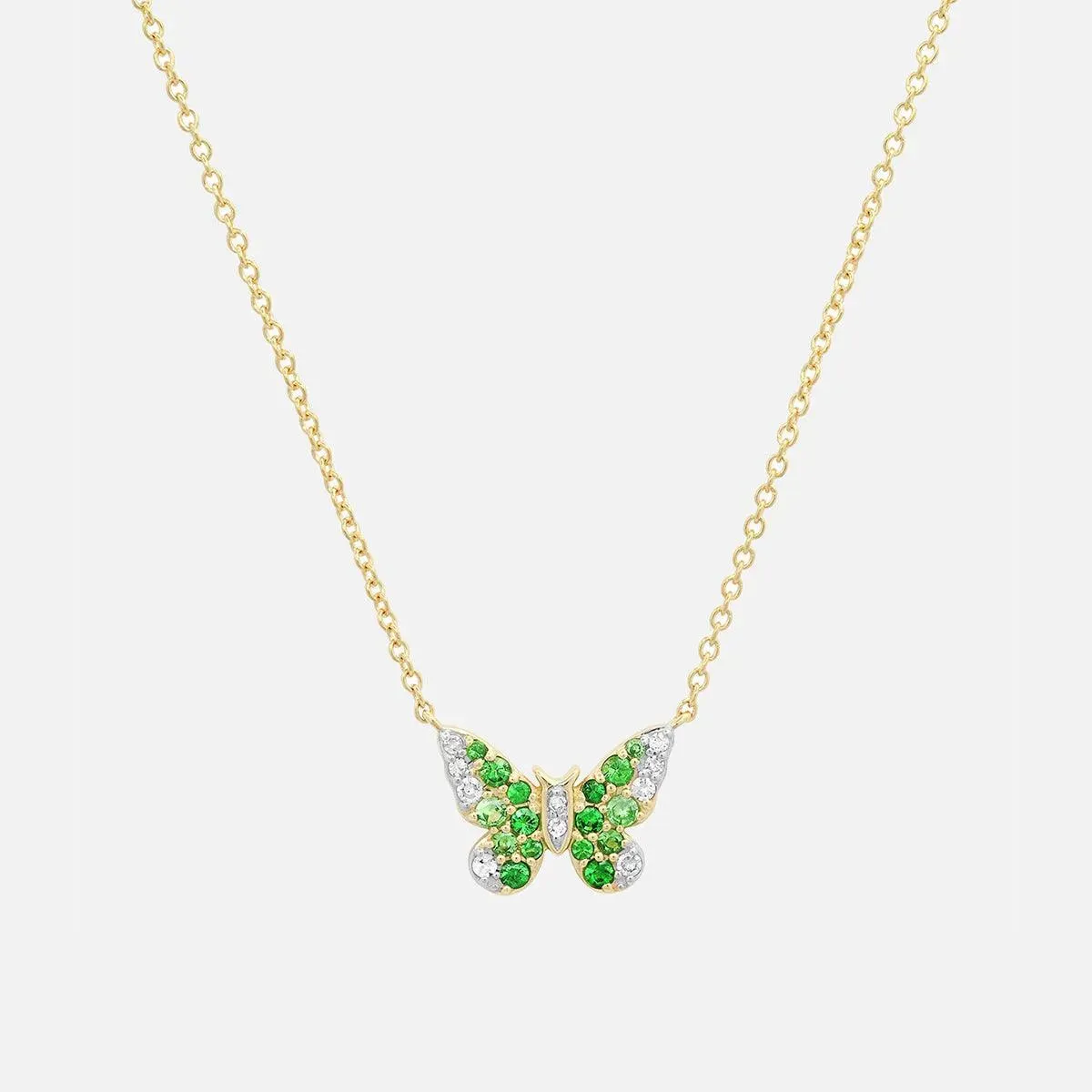 Mini Ombré Butterfly Necklace