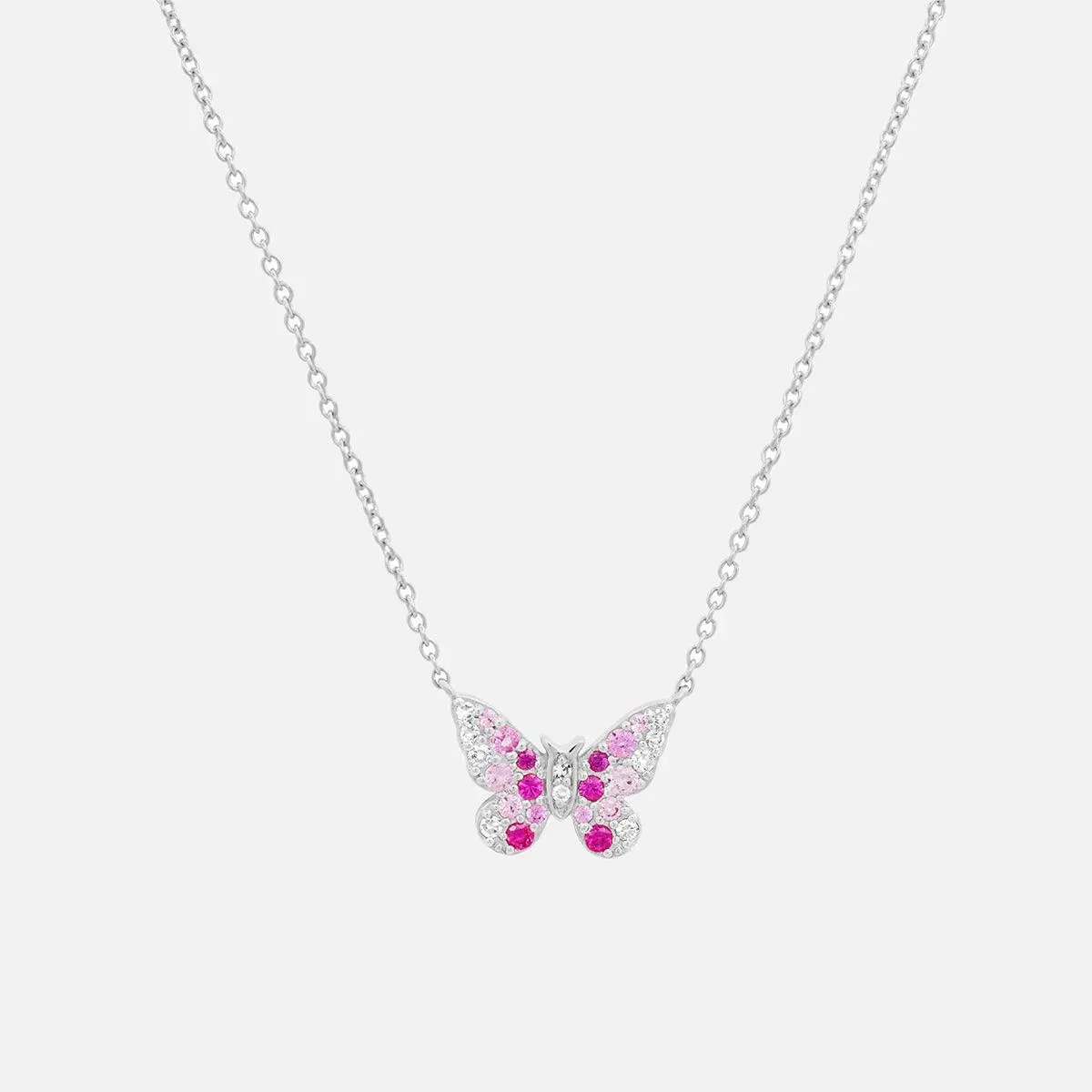 Mini Ombré Butterfly Necklace