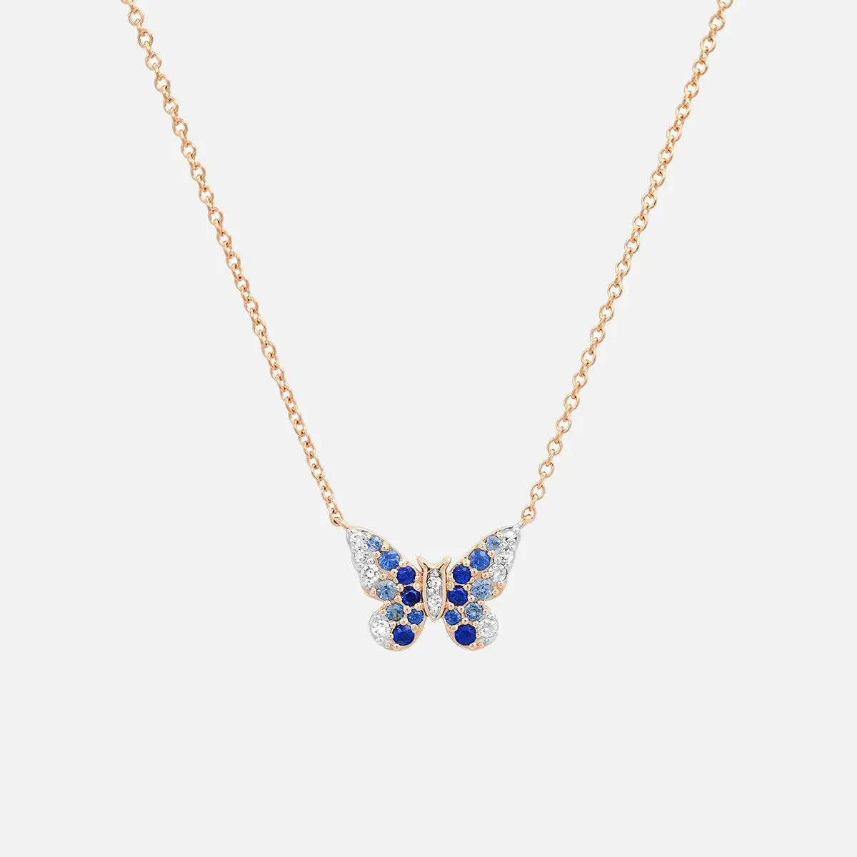 Mini Ombré Butterfly Necklace