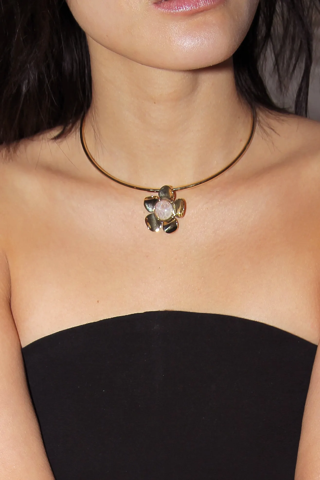 MR. LARKIN x TRINE TUXEN, Flower Pendant, Gold