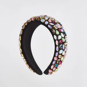 Multicolored Rhinestone Headband