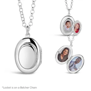 Mum Locket Necklace | Silver