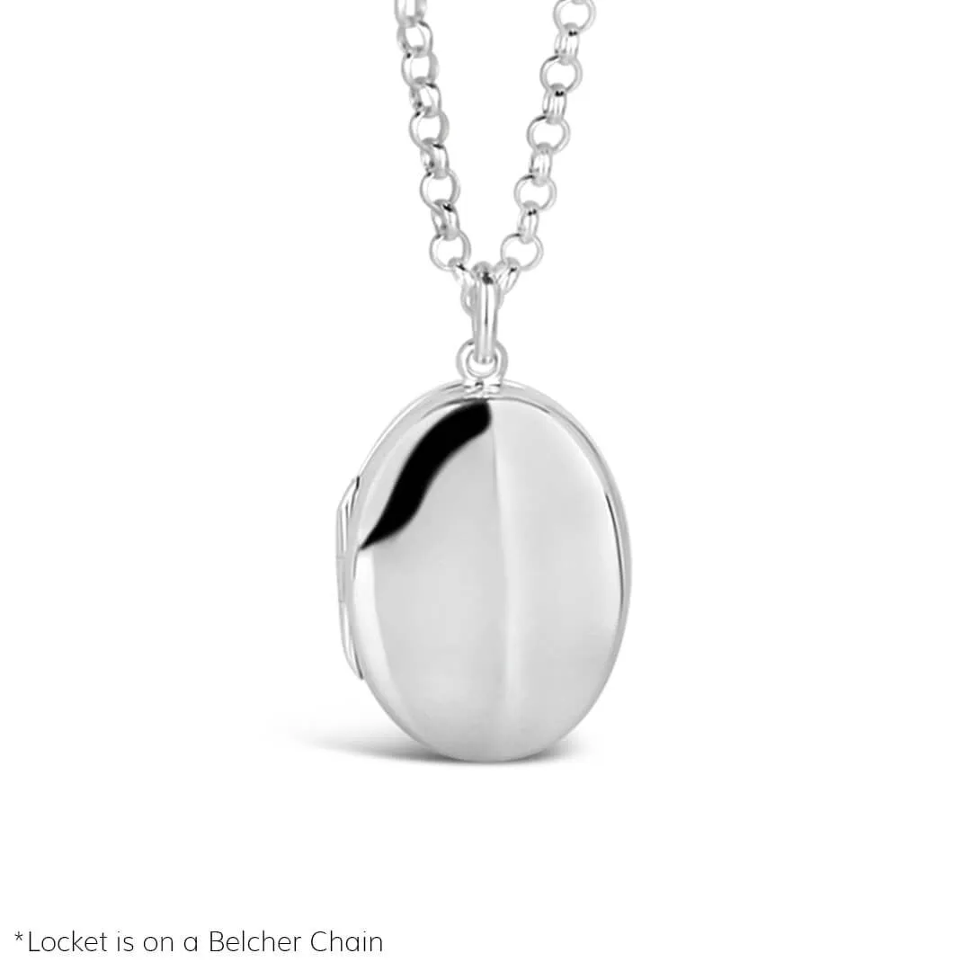 Mum Locket Necklace | Silver