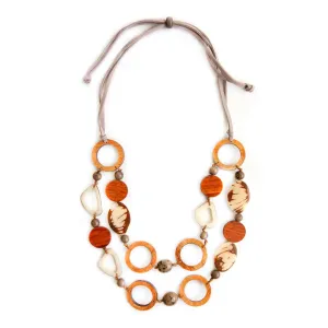 Necklace Arlene Poppy Coral