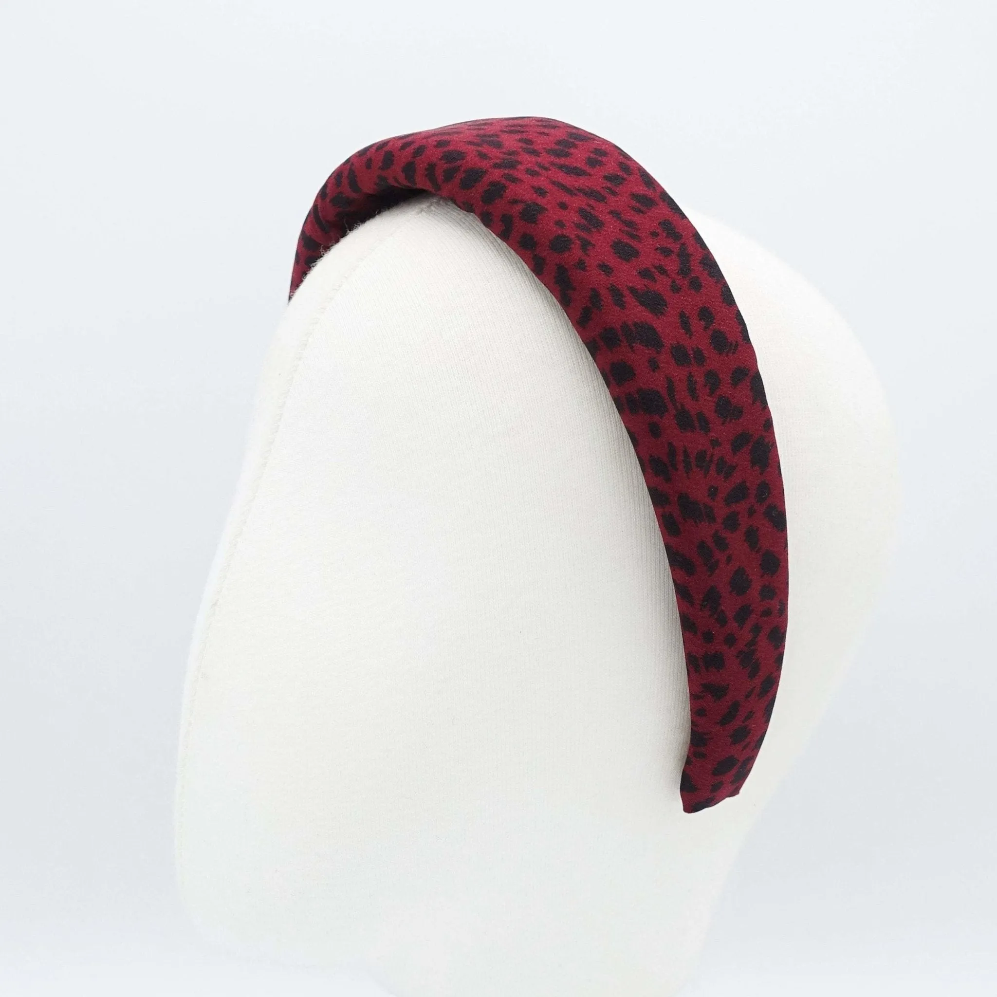 padded headband animal print hairband for women