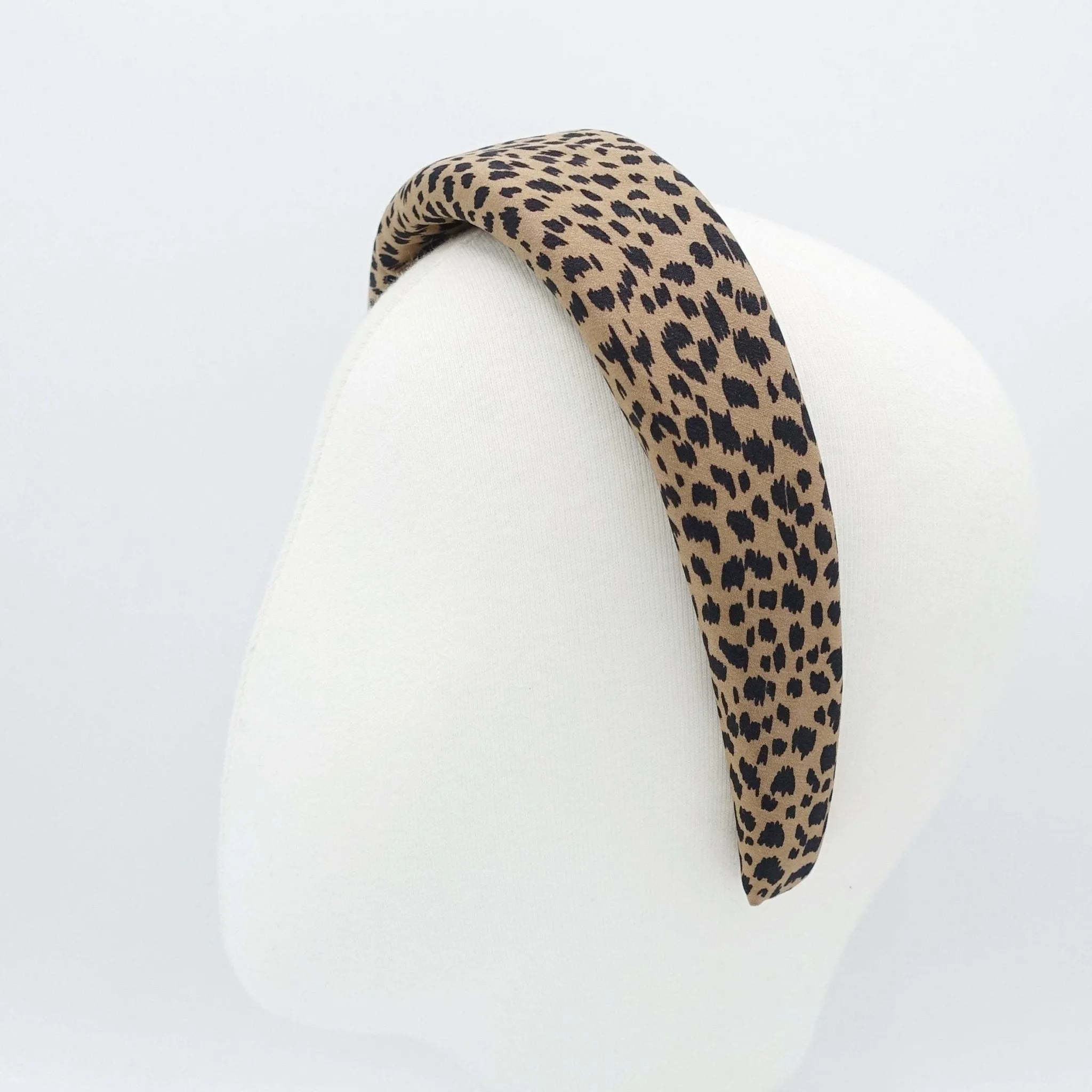 padded headband animal print hairband for women